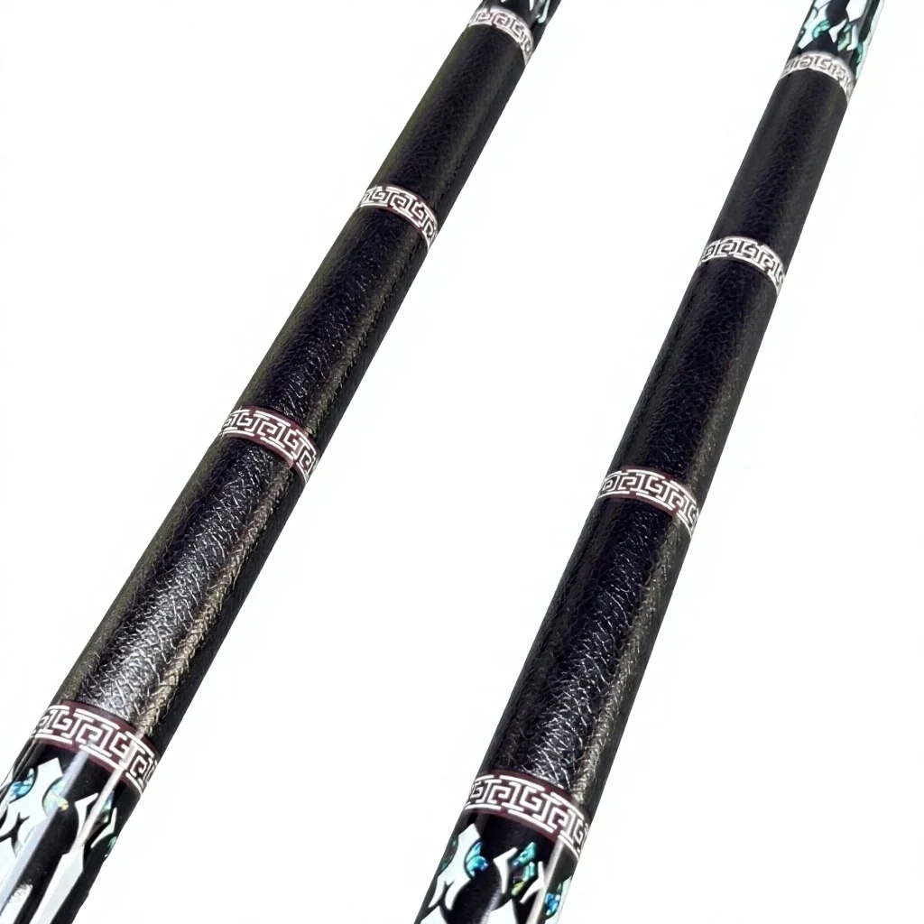 Billiard Cue, 1/2 Split, Standard 58-inch Cue, Suitable for American 9-ball and Chinese 8-ball, Customizable.