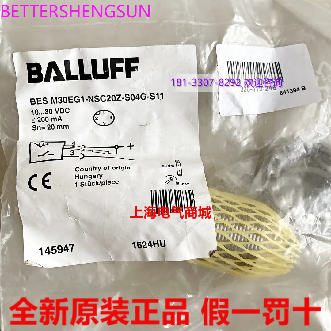 Original Bes02ye Proximity Sensor BES M30EG1-NSC20Z-S04G-S11