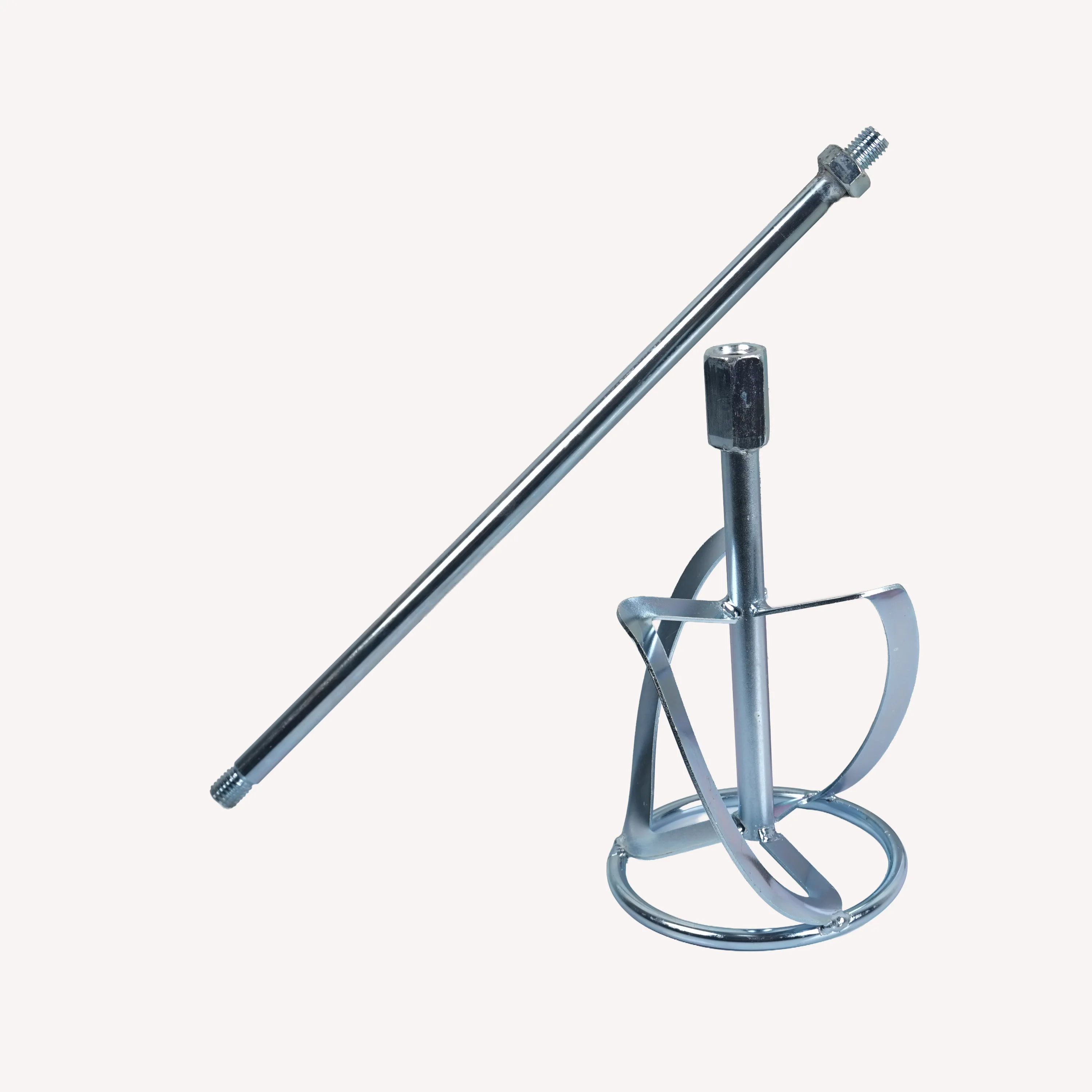 1 PC M14 Double Section Mixing Paddle 120*600mm Multifunctional Stirring Stick, for Paint, Water-Based Paint & Epoxy Resin