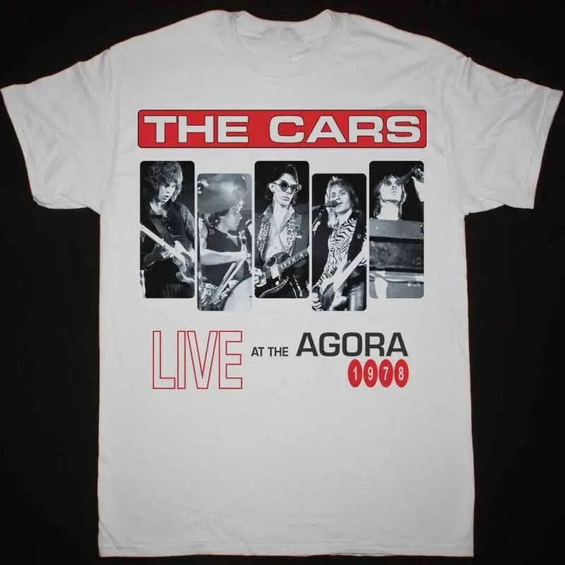 1978 THE CARS LIVE AT AGORA T Shirt Classic Black S 5XL LI893