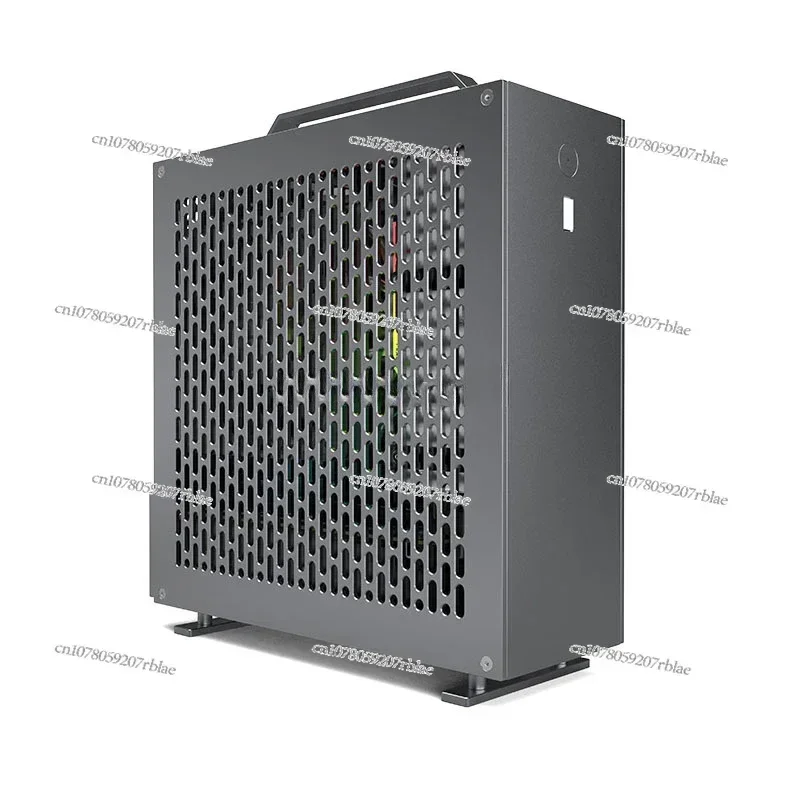 Spot Lzmod Mini A24-V5 2.0 Dual Slot Single Display 1U Power Supply ITX Chassis with Double-Sided Chamfering