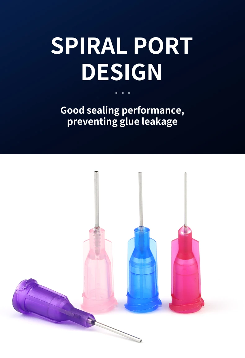 10G-34G Industrielle Stumpfzinken-Spitzennadeln (0,5 Zoll) mit Luer-Lock-Spritzenanschluss für Klebstoffdosierung DIY – Detail 1