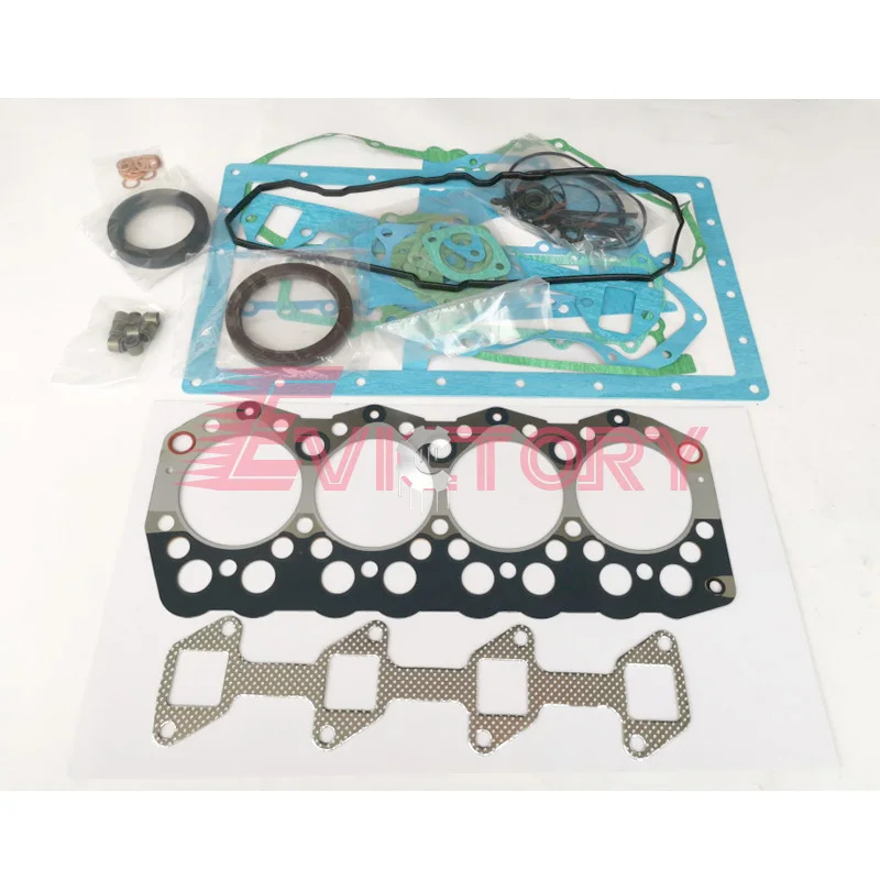 For mitsubishi S4S overhaul gasket kit + main conrod con rod bearing set