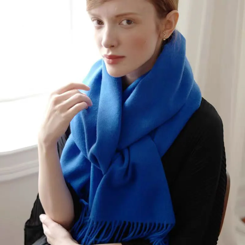 Wool Winter Scarf For Women Scarves Adult Scarves For Ladies 100% Wool Scarf Women Fashion Cashmere Poncho Wrap