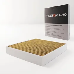 Filtro de Cabina para NISSAN JUKE F16 MICRA V K14 Renault CLIO 4,5 LOGAN 2 K8 DUSTER HM CUK22011 THREEON Carbón Activado TOC2190P