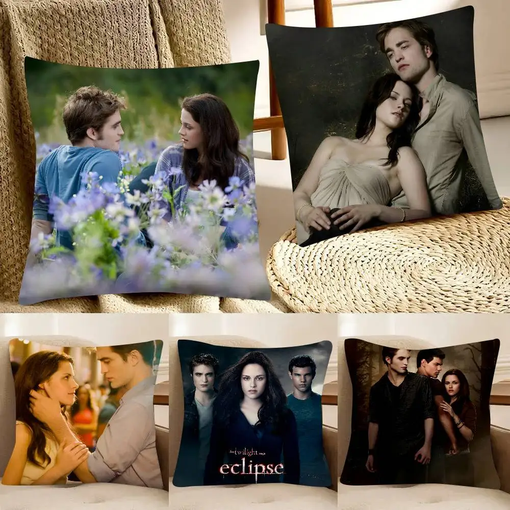 The Twilight Saga Edward Cullen Pillow Case Fashion Square Pillowcase Bedroom Sofa Room Ins Decoration Leisure