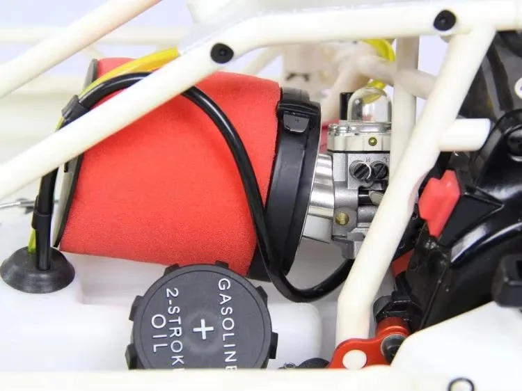 CNC precisiebewerking volledig metalen luchtfilterhouder voor ROVAN ROFUN KM HPI BAJA 5B 5T 5SC