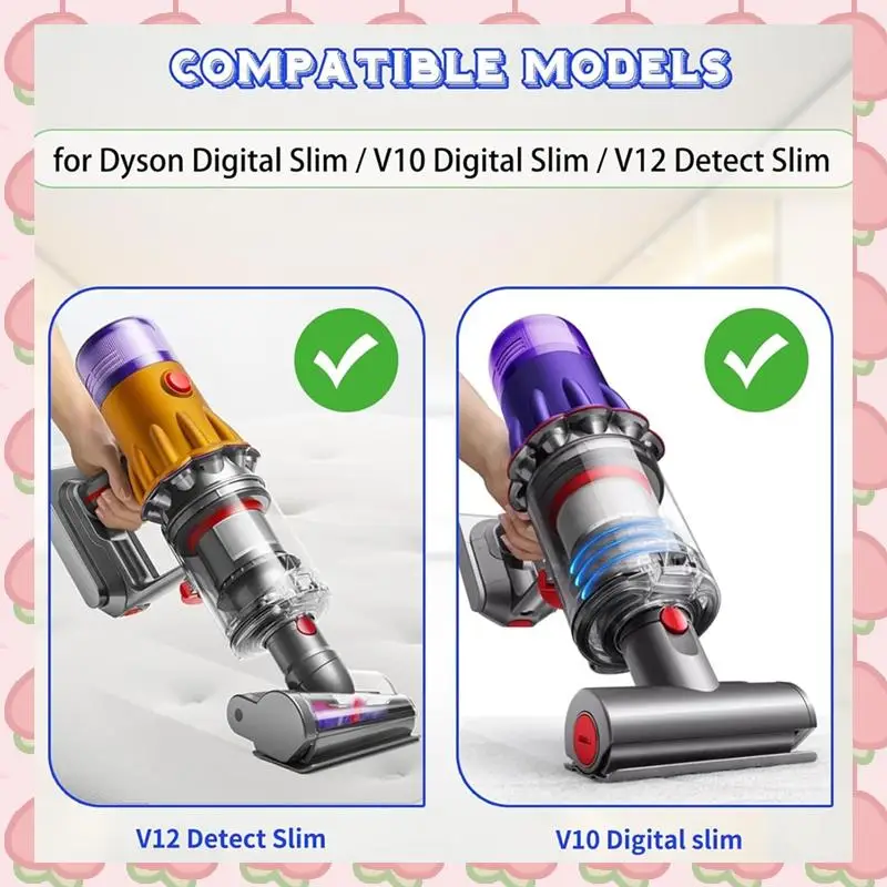 

N18R Dust Bin Lid Fordyson V10 Digital Slim V12 Slim Vacuum Attachments Replacement Dust Bucket Cover Withsealing Ring