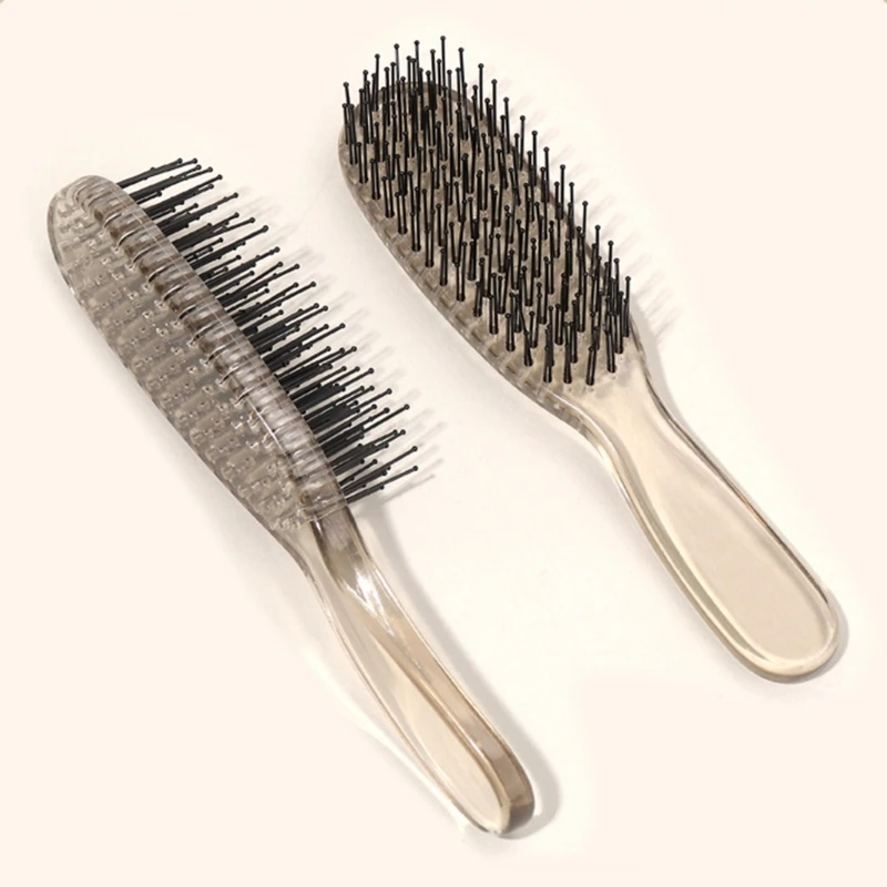 Brosse à cheveux polyvalente avec des designs en couches, fonction antistatique, peigne démêlant pour toilettage rapide du