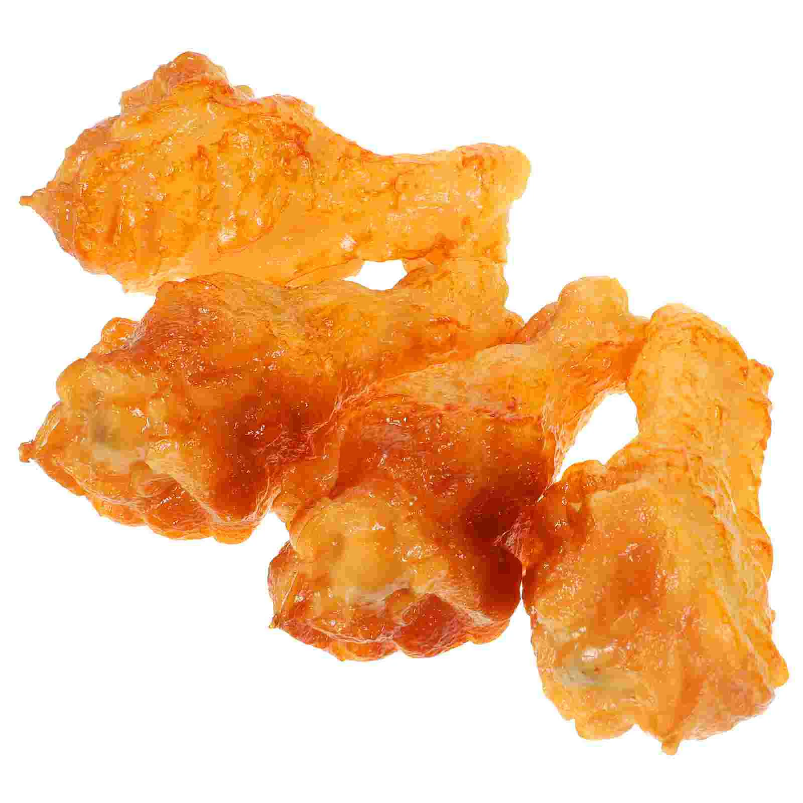 4 Pcs Simulated Chicken Wings and Drumsticks Fake Food Realistic Play Toys for Toddlers