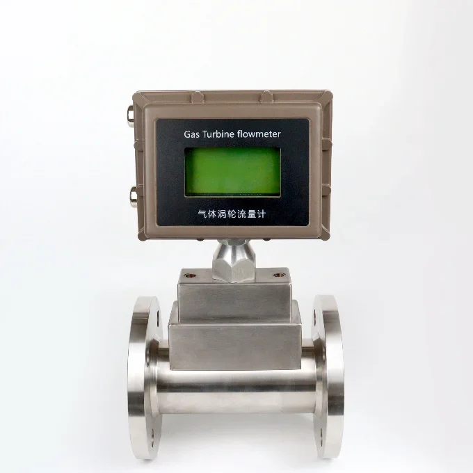 Exd IICT6 Natural Gas LPG Turbine Flow Meter Gas Flow Meter for Industrial Use