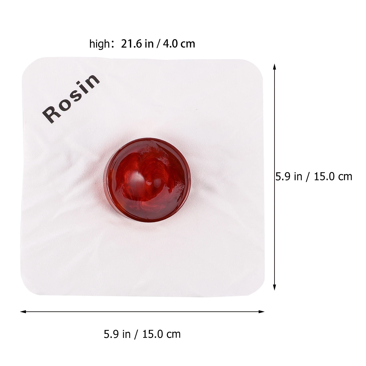 

2 Pcs Rosin Block Violin Strings Accessories Bow for Resin Viola Cello Erhu
