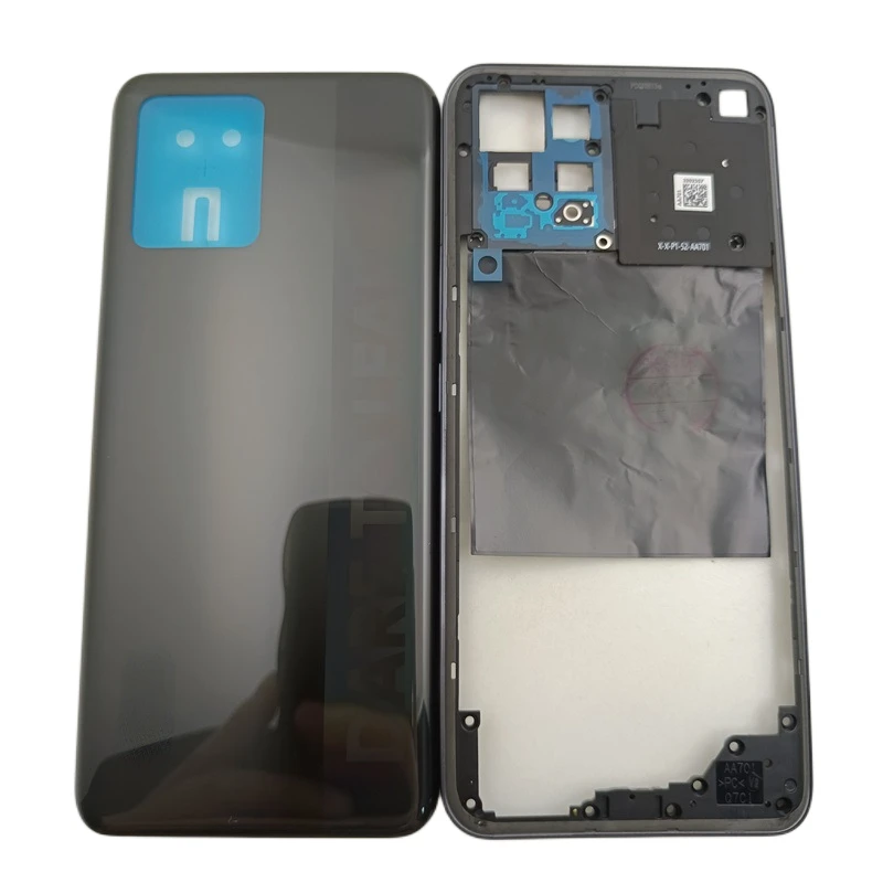 

For Oppo Realme 8 4G RMX3085 Middle Frame Housing Bezel +Battery Cover Rear Door Housing Replacement Parts