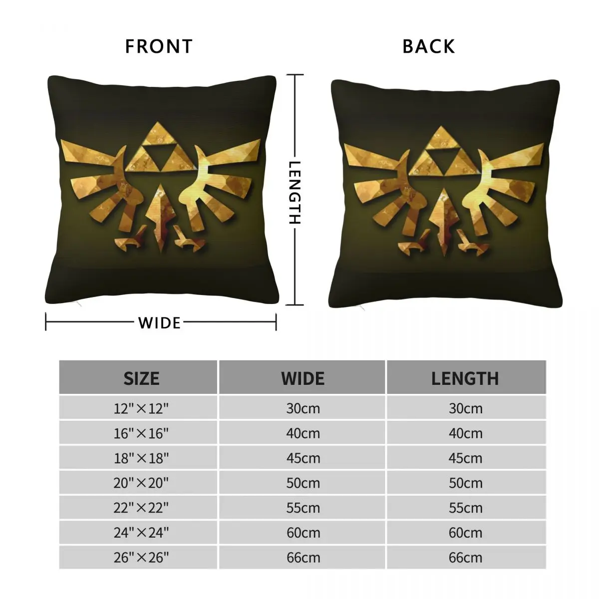 The Legend Of Zeldas Square Pillowcase Pillow Cover Polyester Cushion Decor Comfort Throw Pillow for Home Living Room