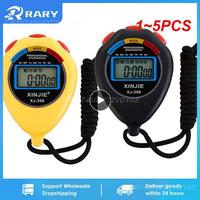 1~5PCS Digital Portable Professional Stopwatch Tools Waterproof Competition Timer Counter Handheld Sports Chronograph Lcd