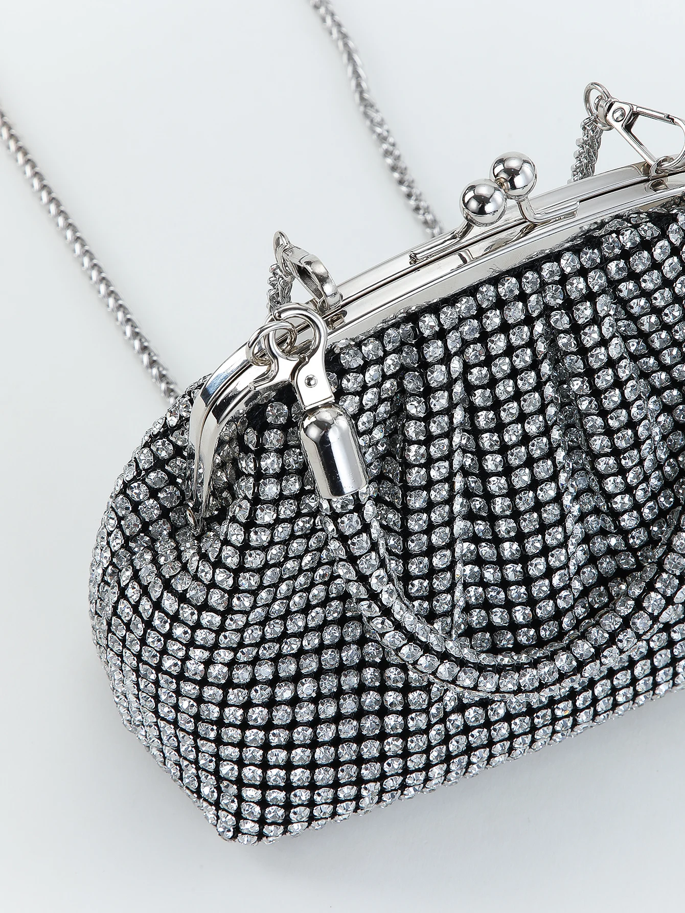 Handle Rhinestones Evening clutch Bag Purses and handbag luxury Designer shiny Crystal Clutch purse bucket bag shoulder bags