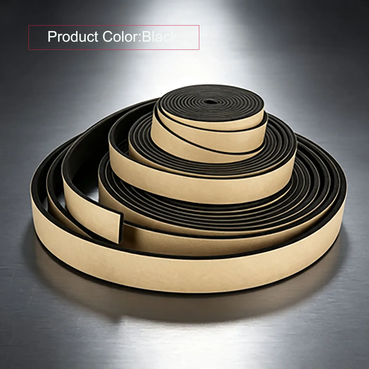Self Adhesive EPDM Foam Rubber Strip, EPDM Sponge Seal Strip, Weatherproof Dustproof Seal for Electrical Cabinet & Distribution