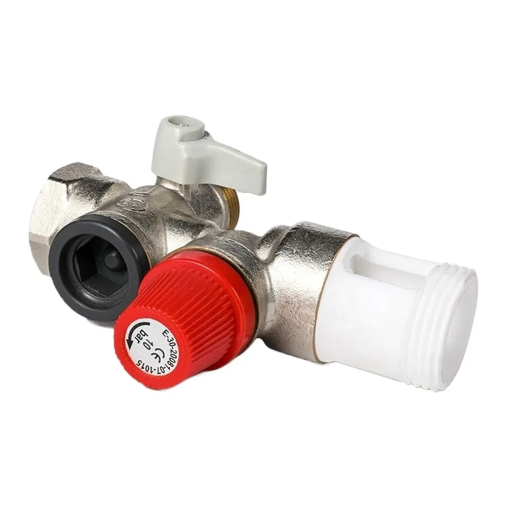

Brass DN20 For water heater safety valve way pressure relief valve automatic activation protects against excessive pressure