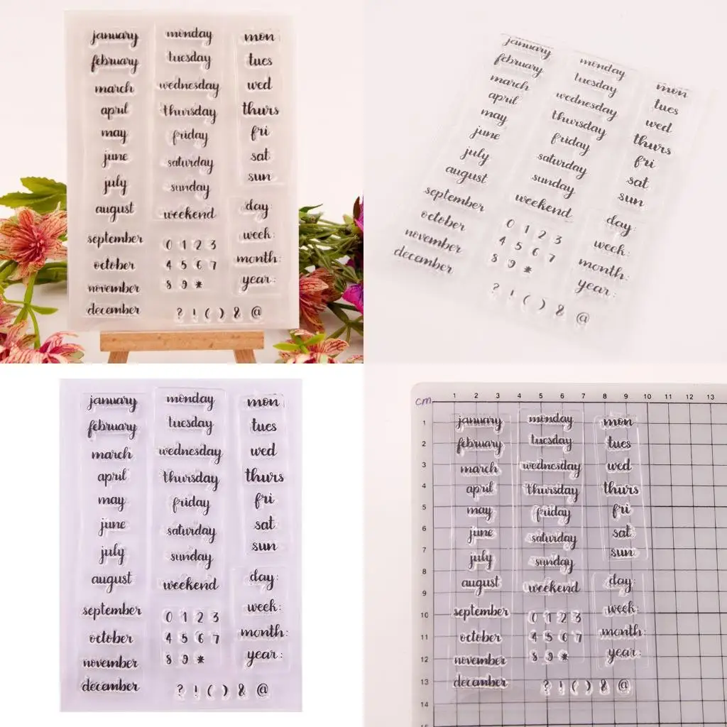 

Silicone Seal Stamp For DIY Album Scrapbooking Photo Card Decoration Girl Gift high quality