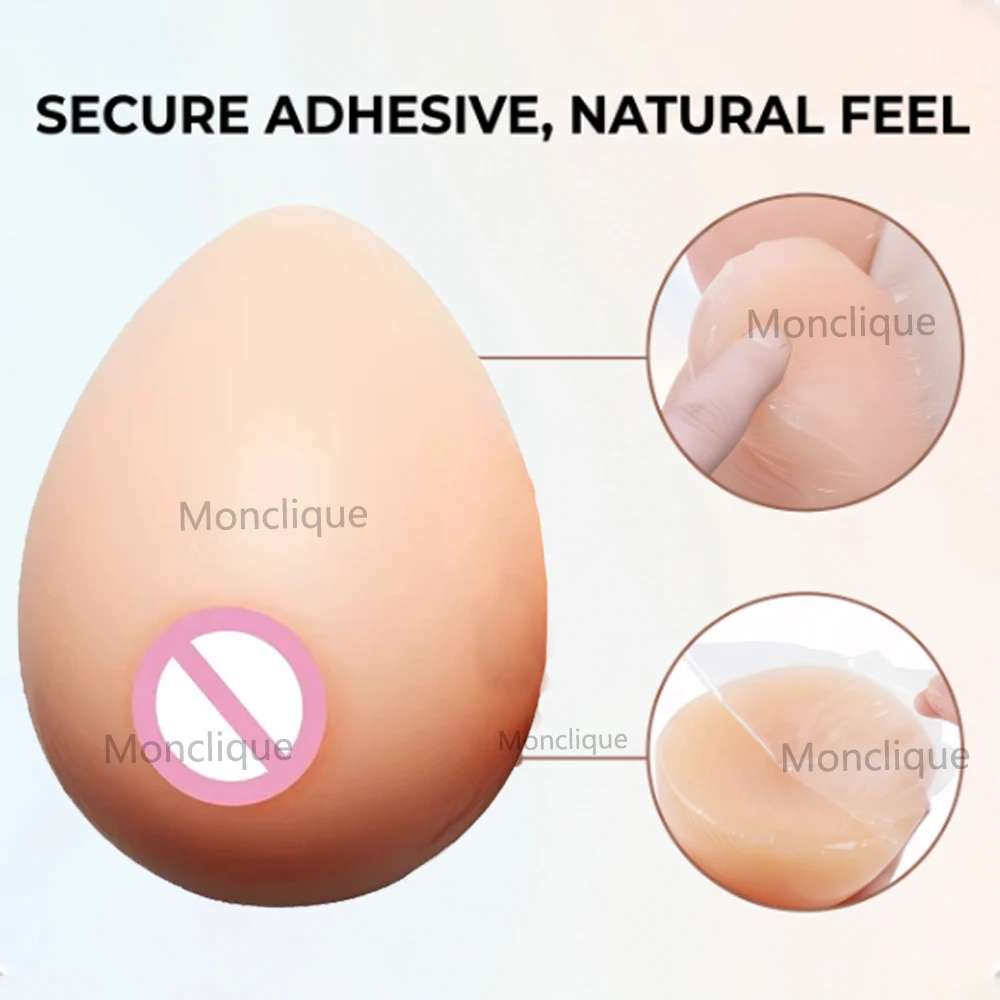 Realistic Silicone Fake Breasts Tits Artificial Fake Chest Sexy Soft Fake Boobs for Transgender Drag Queen Sissy Cosplay Party