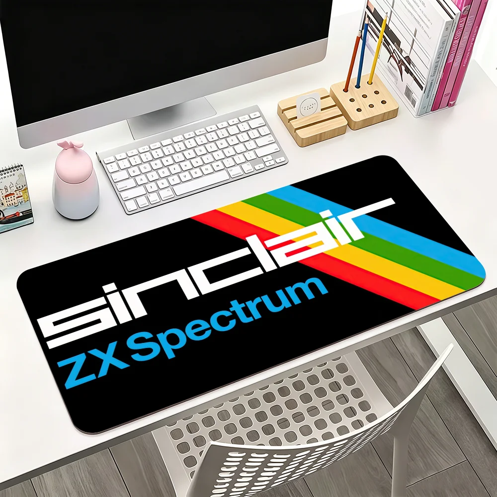 Spectrum Retro Sinclair Zx Mouse Pad Large Non-Slip Waterproof Mat Stitched Edge Keyboard Pad for Gaming Daily Office