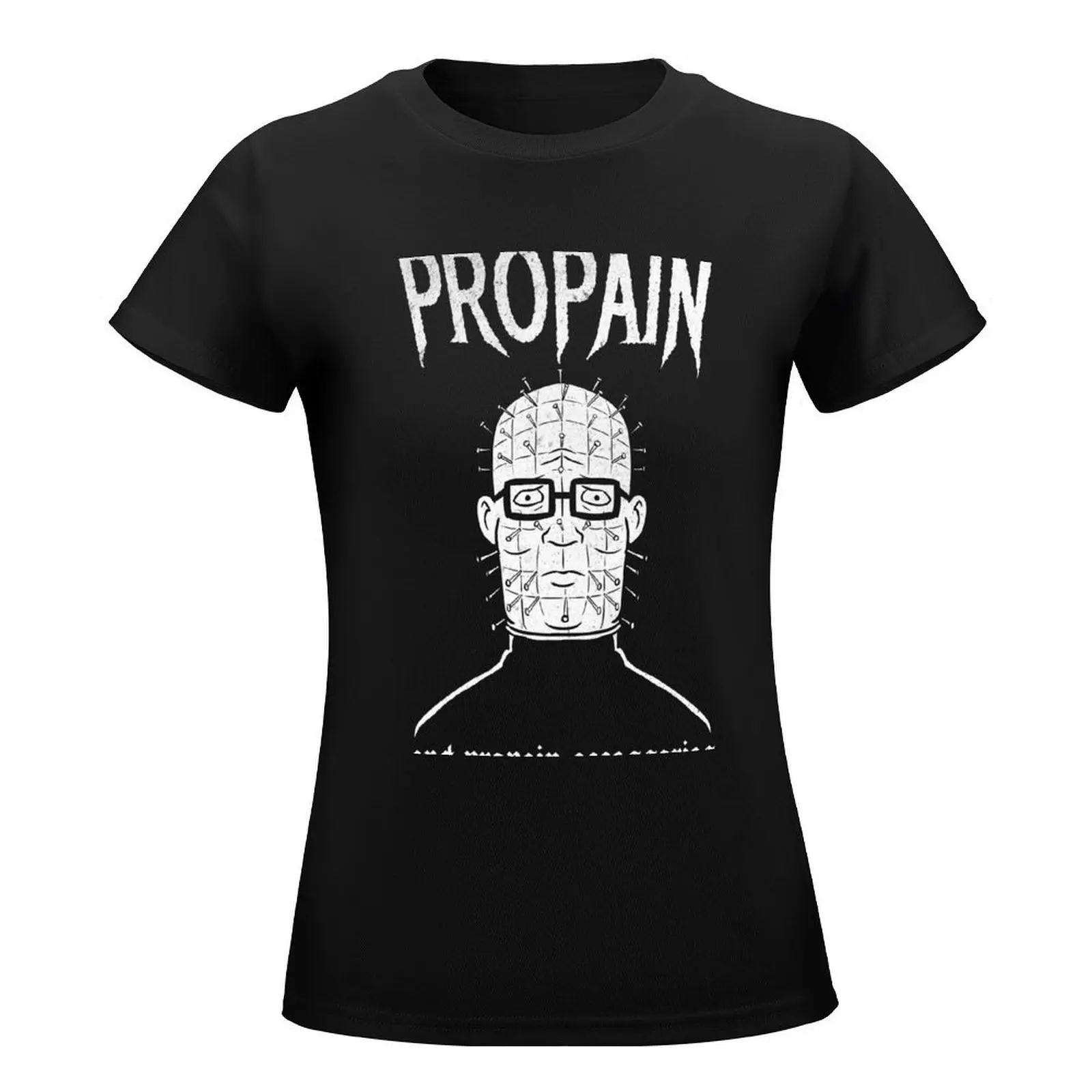 Propain-Camisetas personalizadas para mulheres, peso pesado, ajuste solto, Lady Clothes, tamanhos personalizáveis