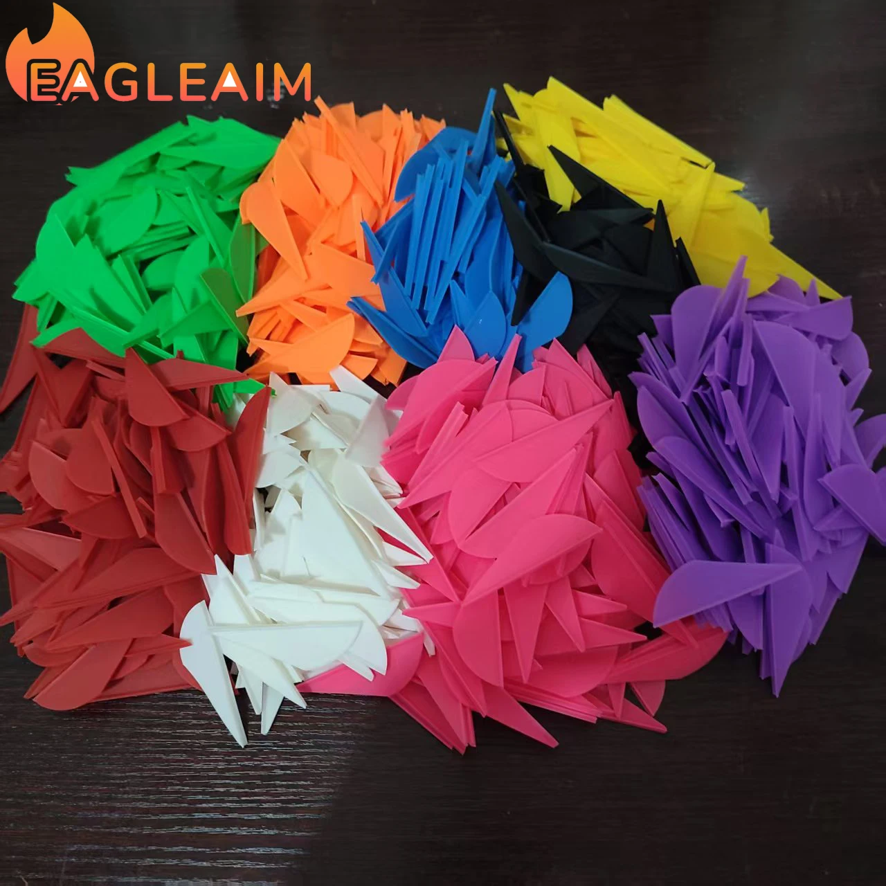 

36PCS/Pack Archery 2inches Plastic Arrow Vanes Shield TPU Arrow Feather Accessories for Arrow Shaft Archery DIY Shooting Hunting