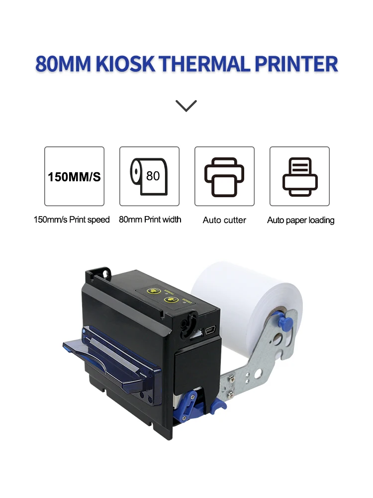 Impresora térmica de recibos CASHINO KP-347, dispositivo de impresión de 3 pulgadas, 80mm, con cortador automático para terminales de servicio