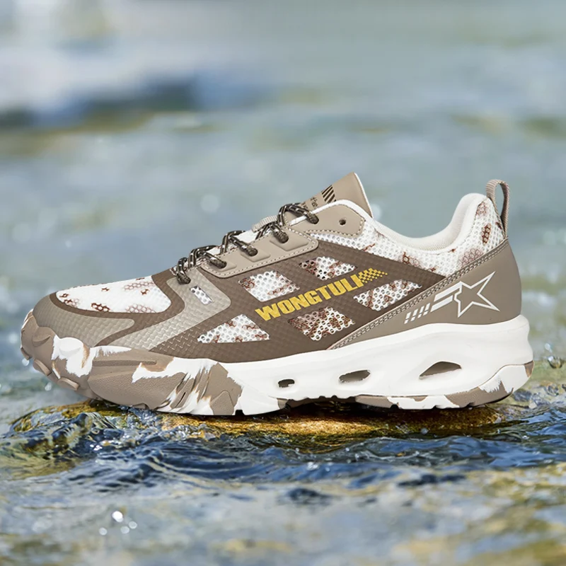 Classic Brand Comfortable Breath Trekking Sneakers Summer Anti Slip Outdoor Hiking Shoe Top Quality Wearable Fishing Shoe