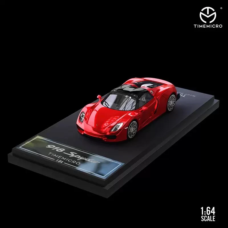 1:64,918 Spyder solid color paint, alloy die-cast simulation car collectible model, adult collectible display item,boy toy gift. image 3