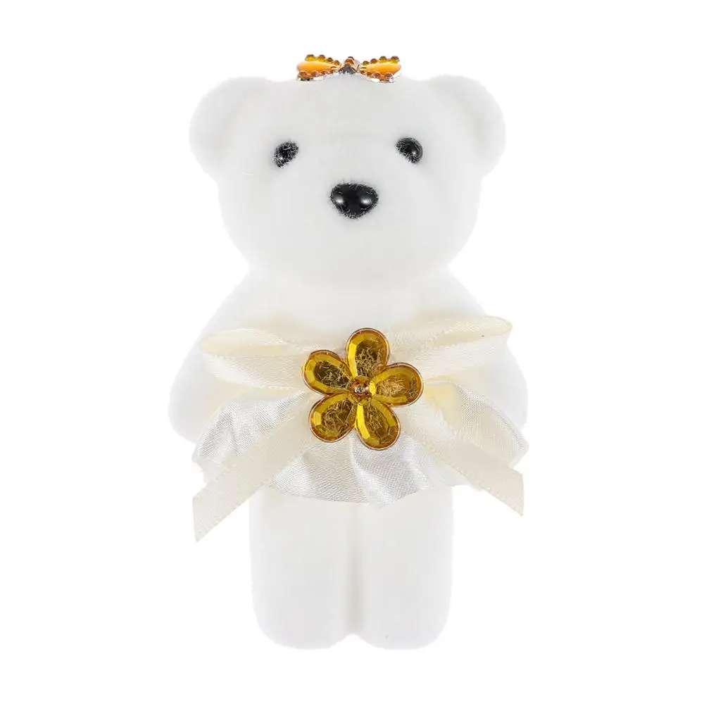

10Pcs/Set Cartoon Bouquet Decoration Bear Bag Pendant DIY Graduation Bouquet Bear Accessories Graduation Bear Decoration