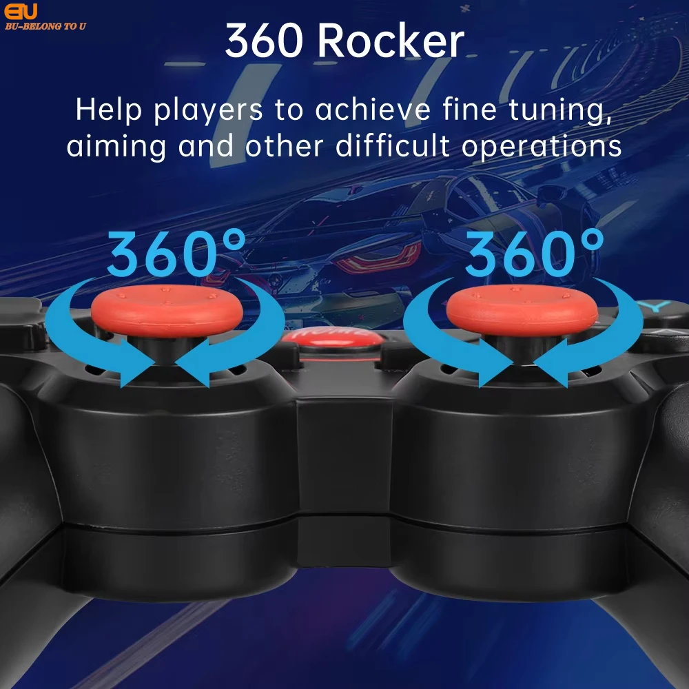 X3/T3 Wireless bluetooth Game Controller portátil sem fio game pad For celular Android IOS Tablet pra PC / PS3/Nintendo Swich Game Box Game stick Smart phone TV Box Gamepad Streaming arcade game contrôle accessories