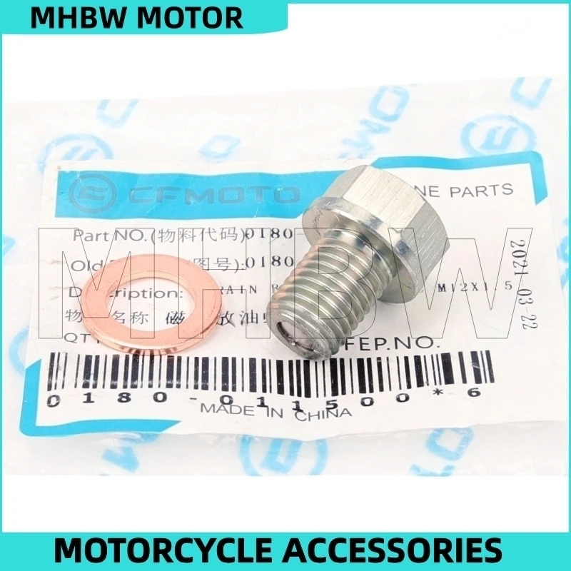 

Magnetic Oil Drain Bolt Oil Screw with Gasket for Cfmoto 450sr Cf400-6