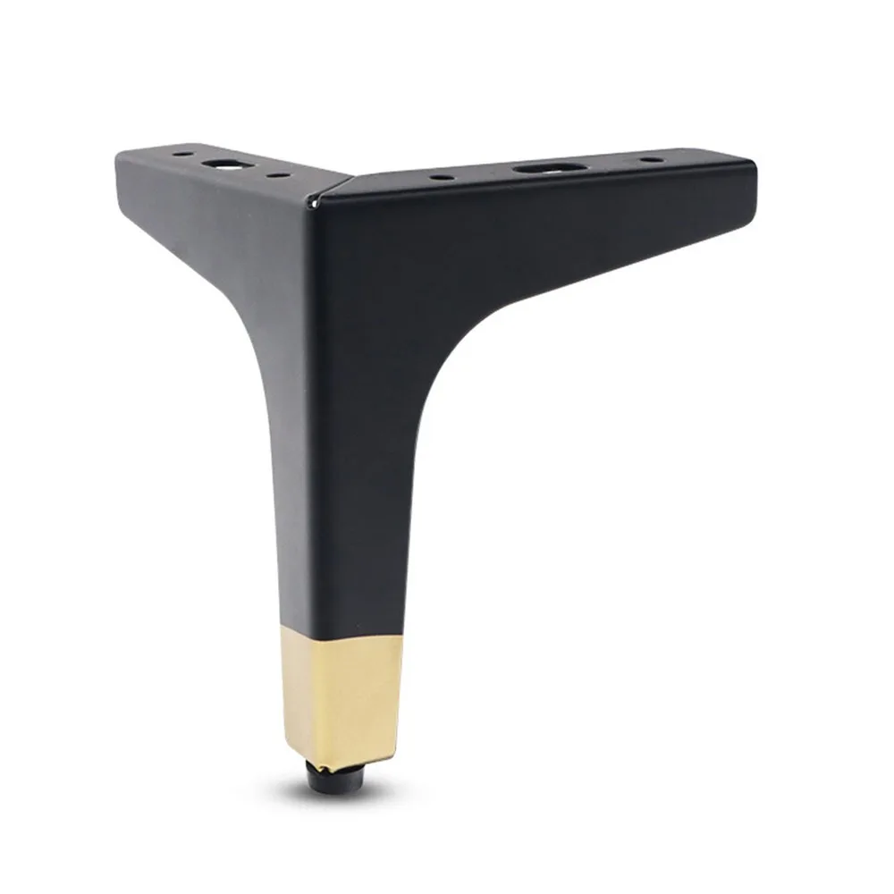 Metal Furniture Legs Triangle Wear-resistant Cabinet Legs Replacement Anti Scratch Nightstand Storage Box Leg