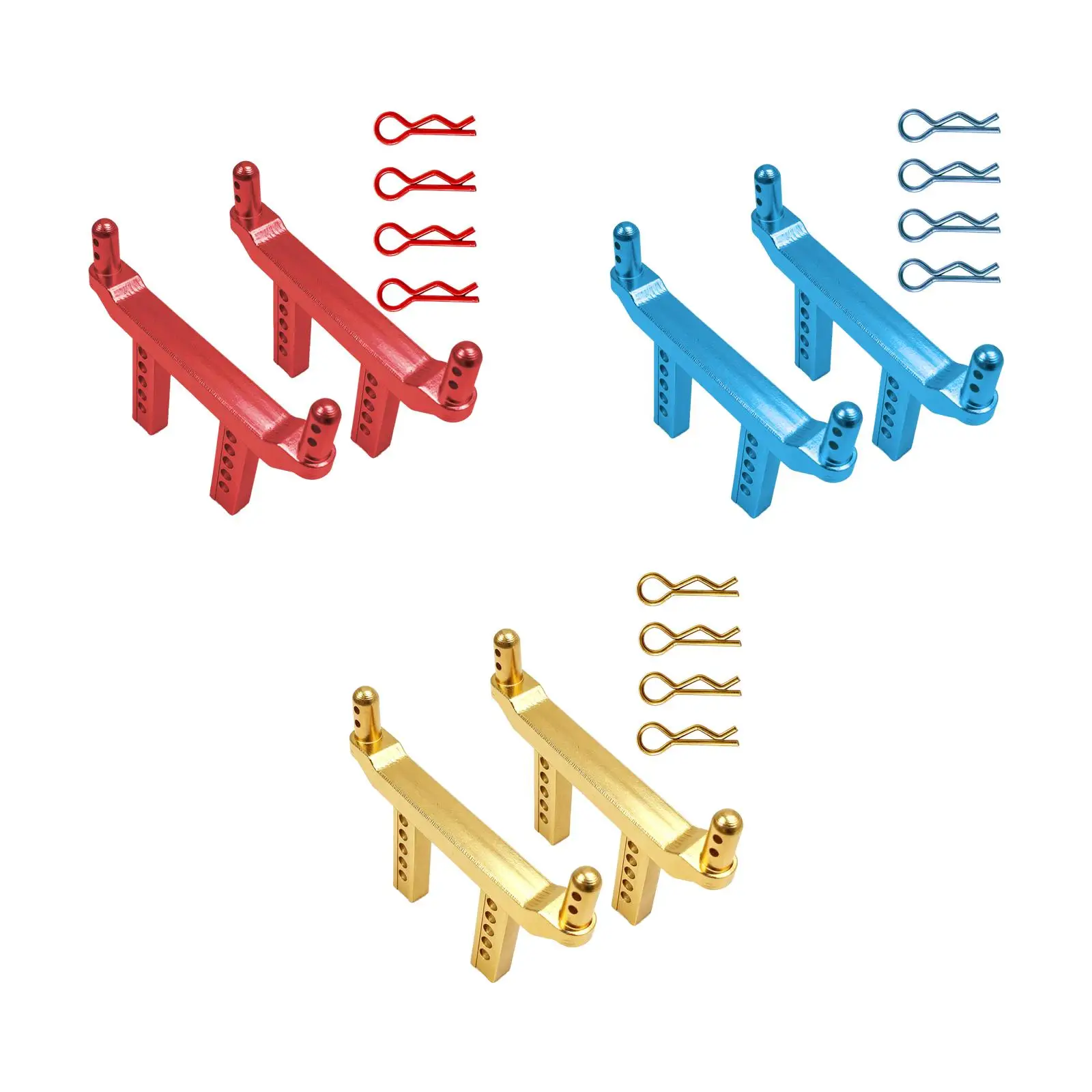 2 pezzi 1:16 RC Supporti per montanti carrozzeria Sostituzione ad alte prestazioni RC Shell Colonna RC Body Post per modello 16103 16102 16102Pro 16101