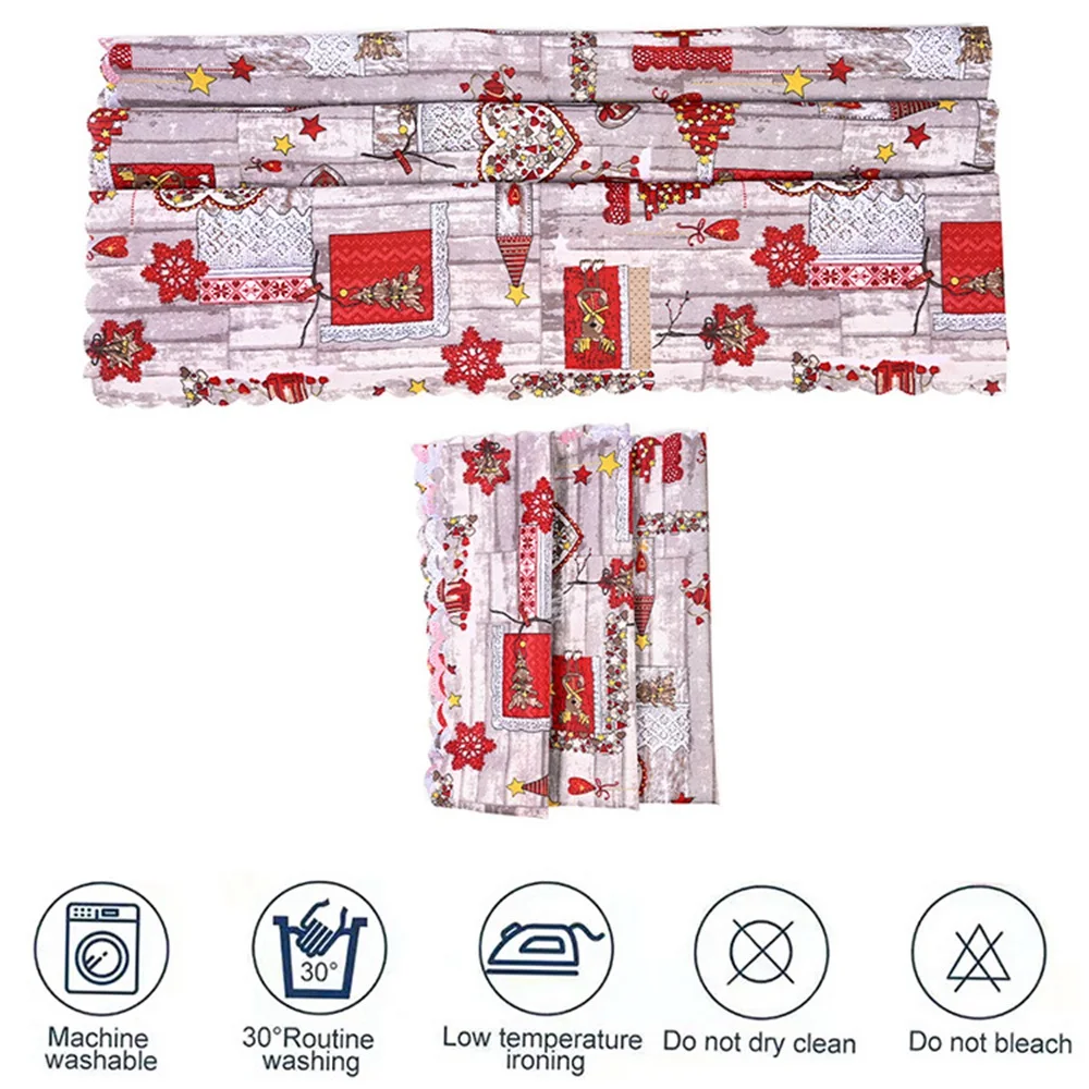 J1UL1N Christmas Tablecloth, Xmas Printed Rectangular Table Cover For Dining Room Kitchen Decor, 56Inch X 70Inch