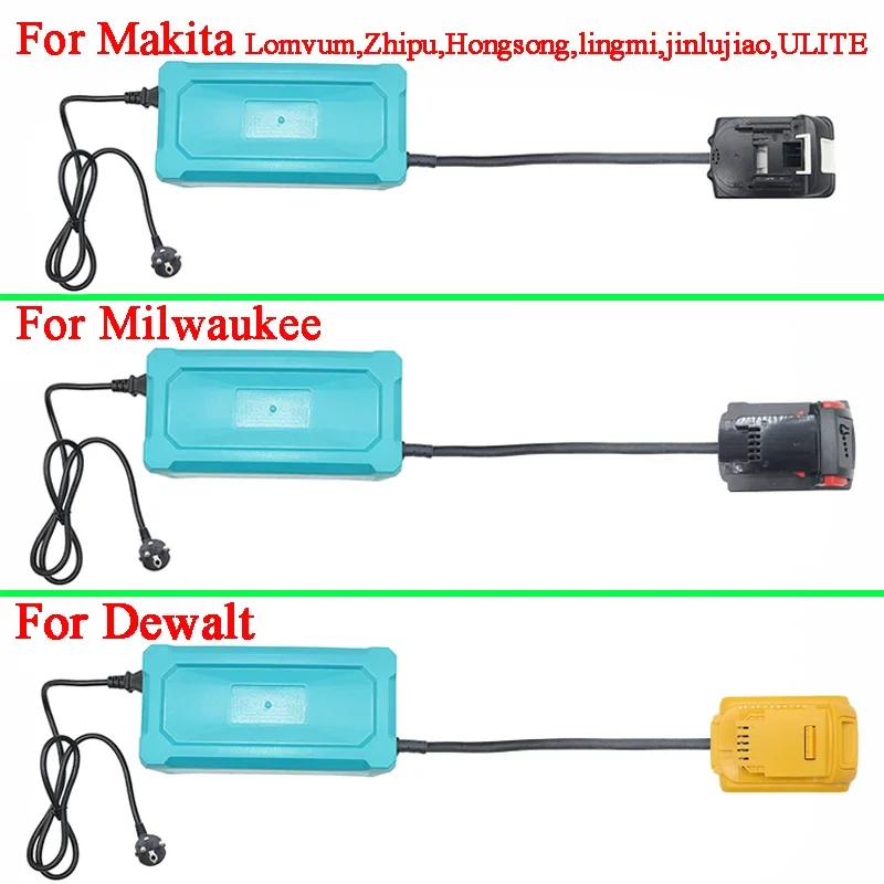 1100W AC 220V DC 18V 20V Power Supply Converter Adapter For Dewalt For Milwaukee For Makita Lithium Battery Tools HongSong ZhiPu