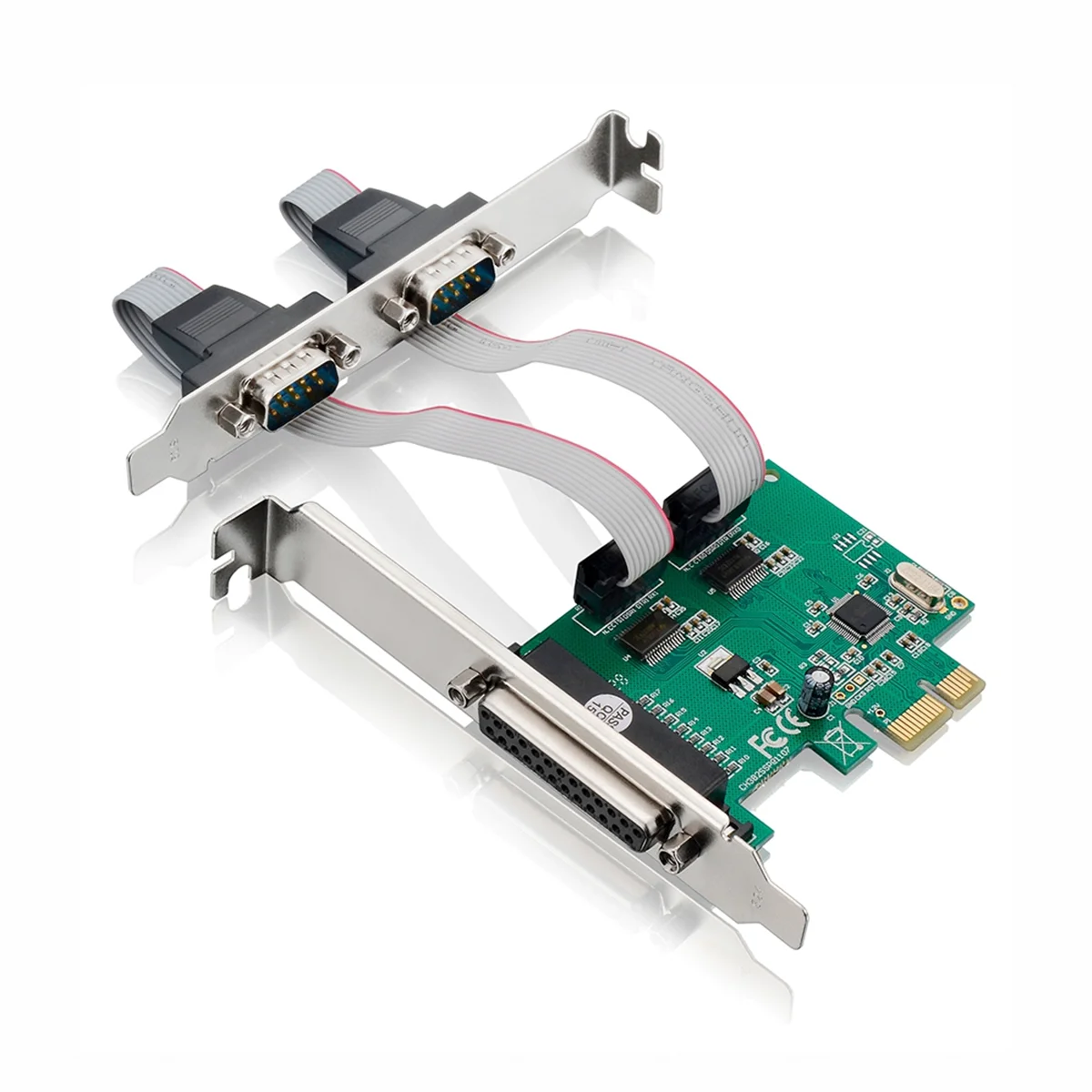 Expansion Card ST36 PCIe X1 CH382L 2S1P Industrial RS232+LTP1 Print Multifunction Convenient Expansion Card