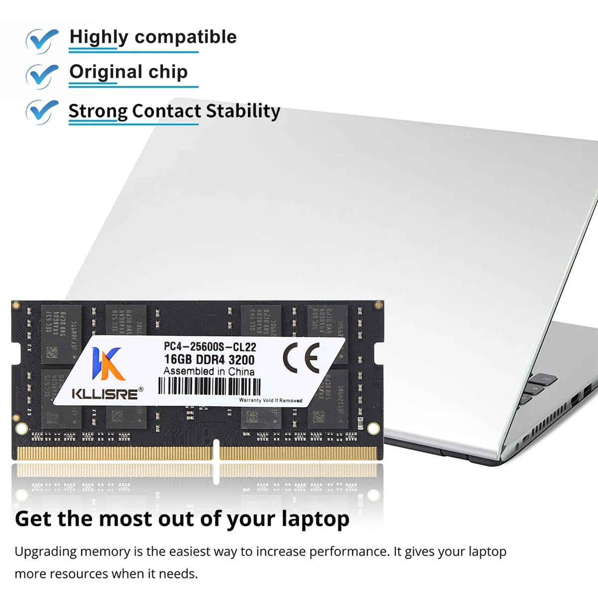 Kllisre DDR4 Sodimm 16GB 2666MHz 3200MHz Laptop Ram Memory