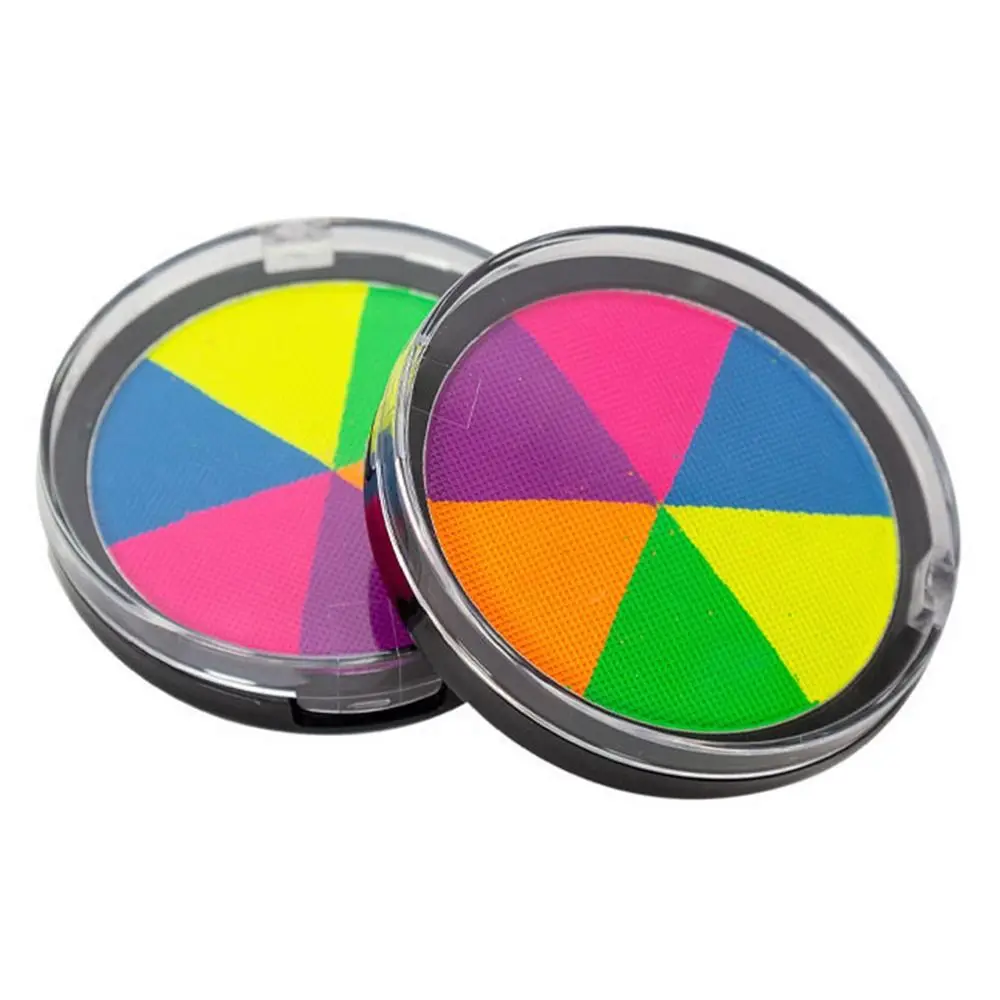

Cosmetics 6-Color Windmill Fluorescent Body Paint Makeup Waterproof Body Face Painting Kit Tattoo Clown Body Art Painting Party