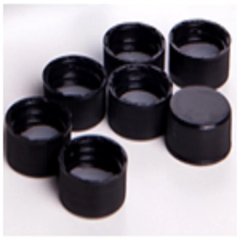 

Black cover for 10mL sample bottle with threaded port 18-400, No hole, With gasket, 100 pieces/pack, SC11