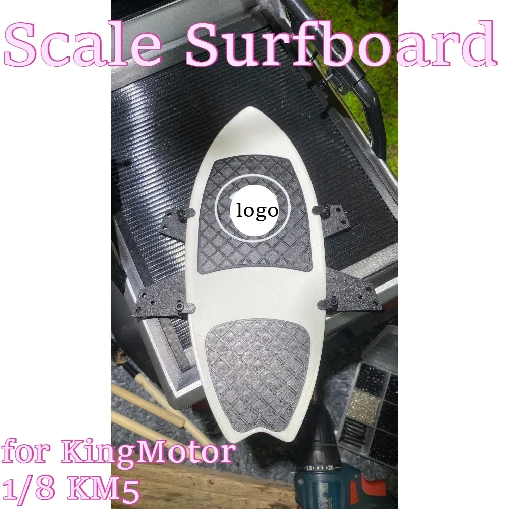 RC car offroad hobby reinforced Scale Surfboard part fitting for KingMotor 1/8 KM5 custom size replacement spare accessories