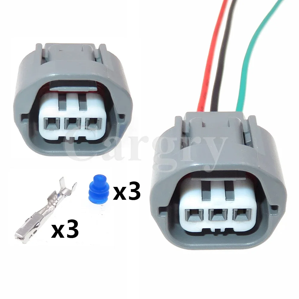 

1 Set 3P 6189-0734 AC Assembly Car Elecric Wire Socket Automobile Plastic Housing Waterproof Plug Auto Cable Connector