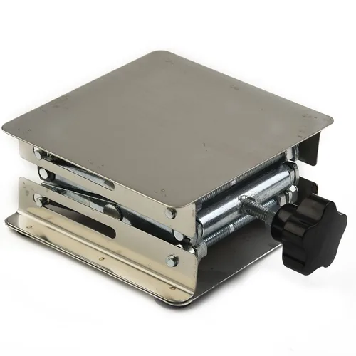 Imagen 2 del producto Mesa elevadora de acero inoxidable, maquinaria de carpintería, elevador de enrutador, plataforma elevadora de laboratorio de grabado ajustable, herramientas de carpintería