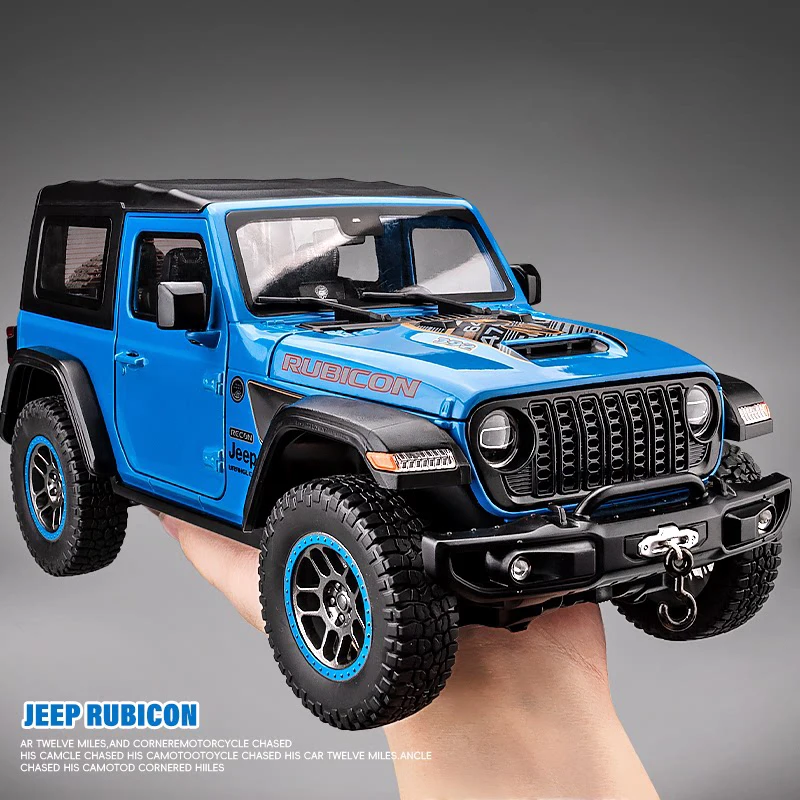 

1:18 Jeeps Wrangler Rubicon 20th Alloy Model Car Toy Diecasts Metal Casting Sound and Light Car Toys For Children Vehicle