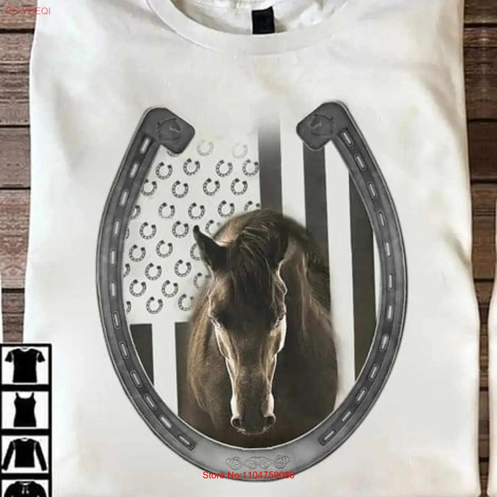 Horse Lover American T Shirt vintage Washed Top For Everyday Wear Comfortable Casual Breathable Stylish graphic Unisex Soft