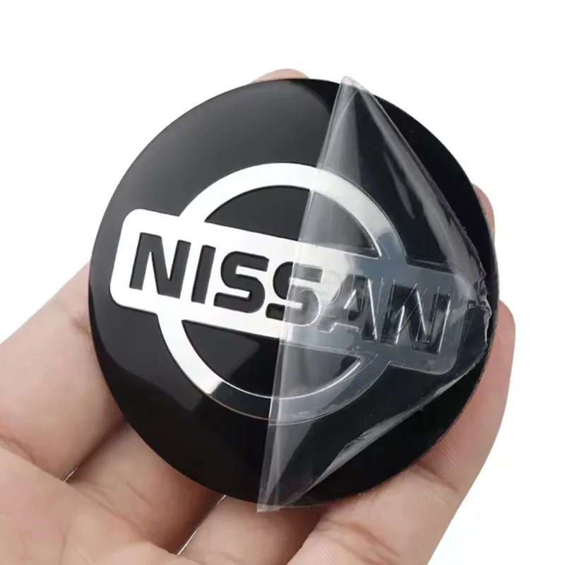 4 قطعة 56 مللي متر سيارة عجلة غطاء محور مركزي حافة غطاء شعار ملصقات لنيسان قاشقاي جوك بولسار سنترا ألتيما باترول ميكرا روجو