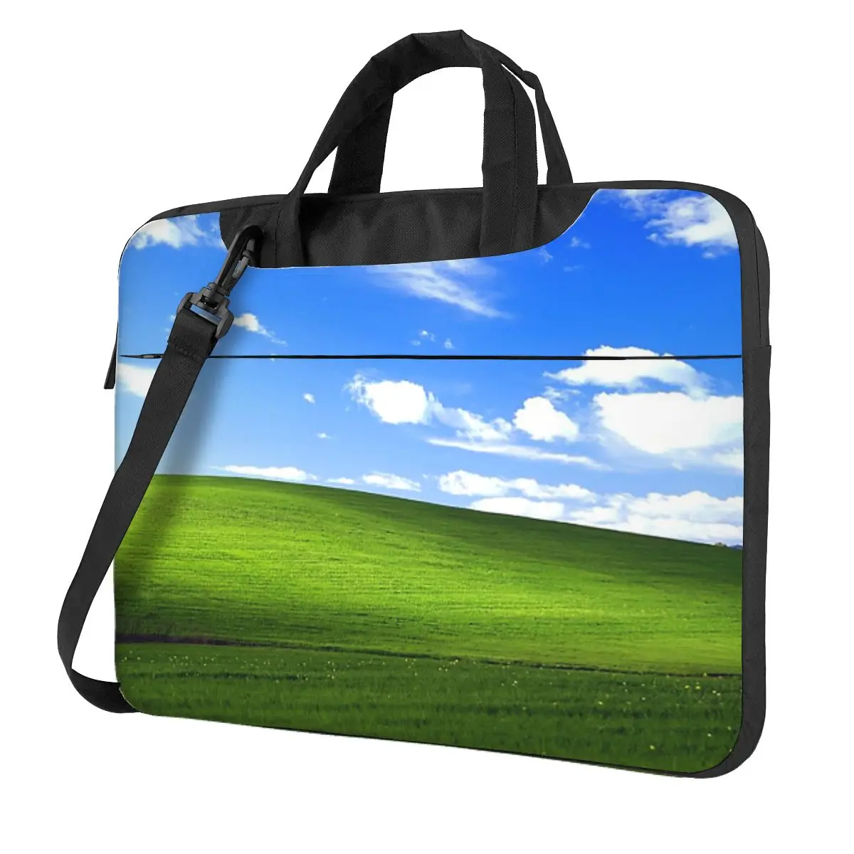 

Обои с Windows XP, сумка через плечо для ноутбука, сумка для компьютера 13, 14, 15,6 дюймов, чехол для ноутбука Macbook Pro Lenovo