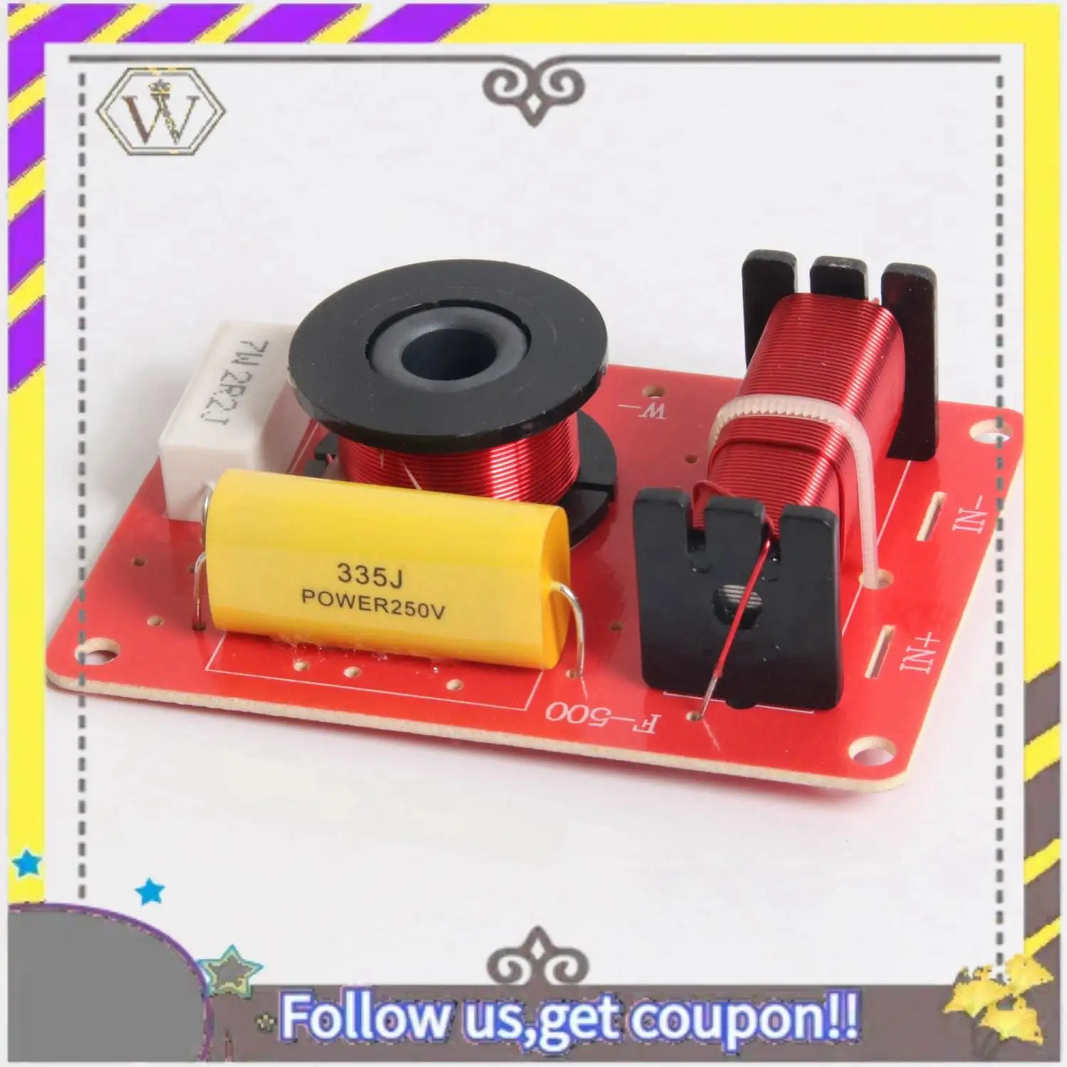 ใหม่ 2 ชิ้นอุปกรณ์เสริม: 1 ชิ้นบลูทูธ Mp3 ถอดรหัสคณะกรรมการถอดรหัสเครื่องเล่นโมดูลและ 1 ชิ้น 130 วัตต์ลําโพงครอสโอเวอร์ 2 ทางสูง - ต่ํา 8