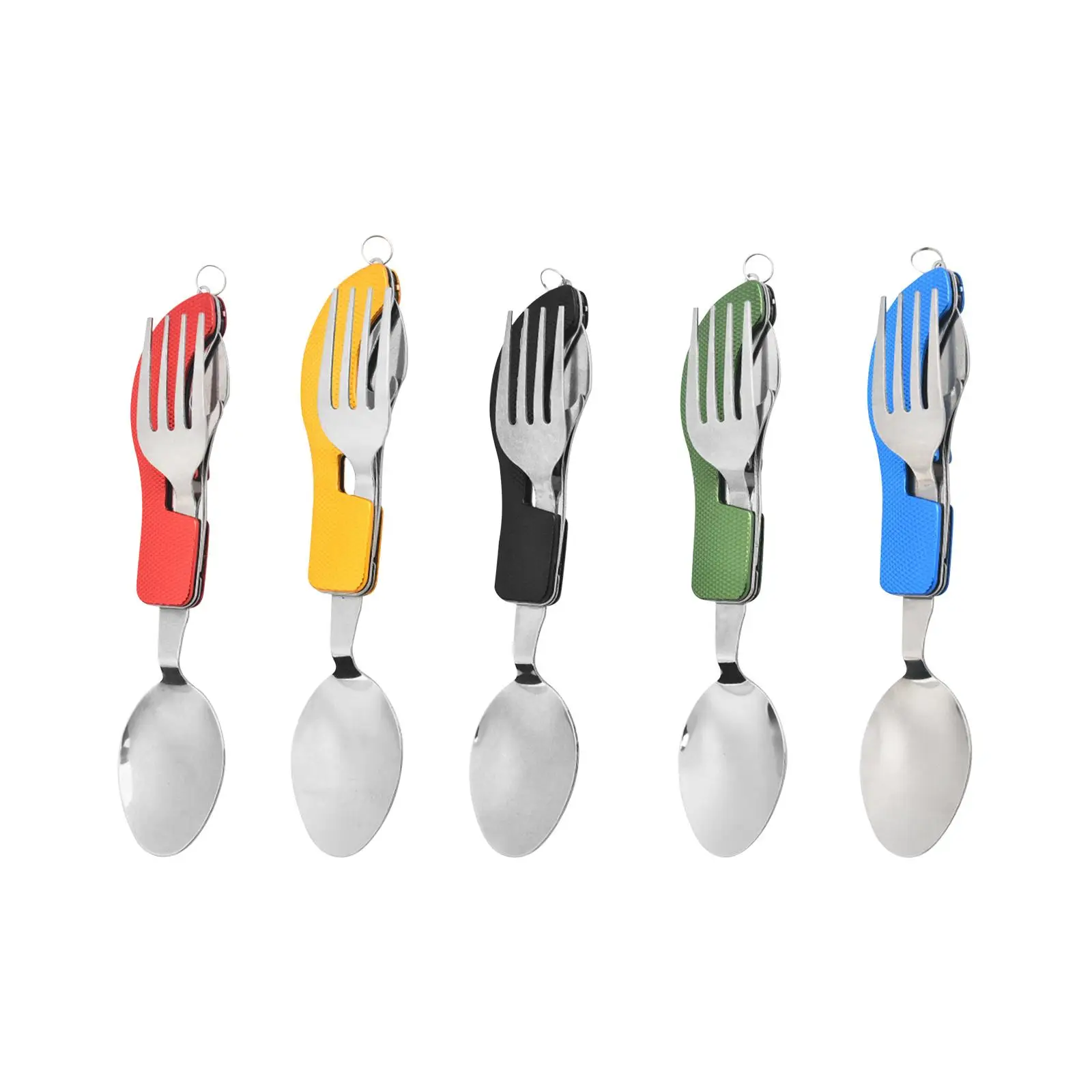 

Портативный обеденный набор из нержавеющей стали для кемпинга и путешествий